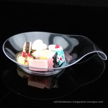 Tableware Plastic Disk Disposable Saucer Comma Shaped Dish